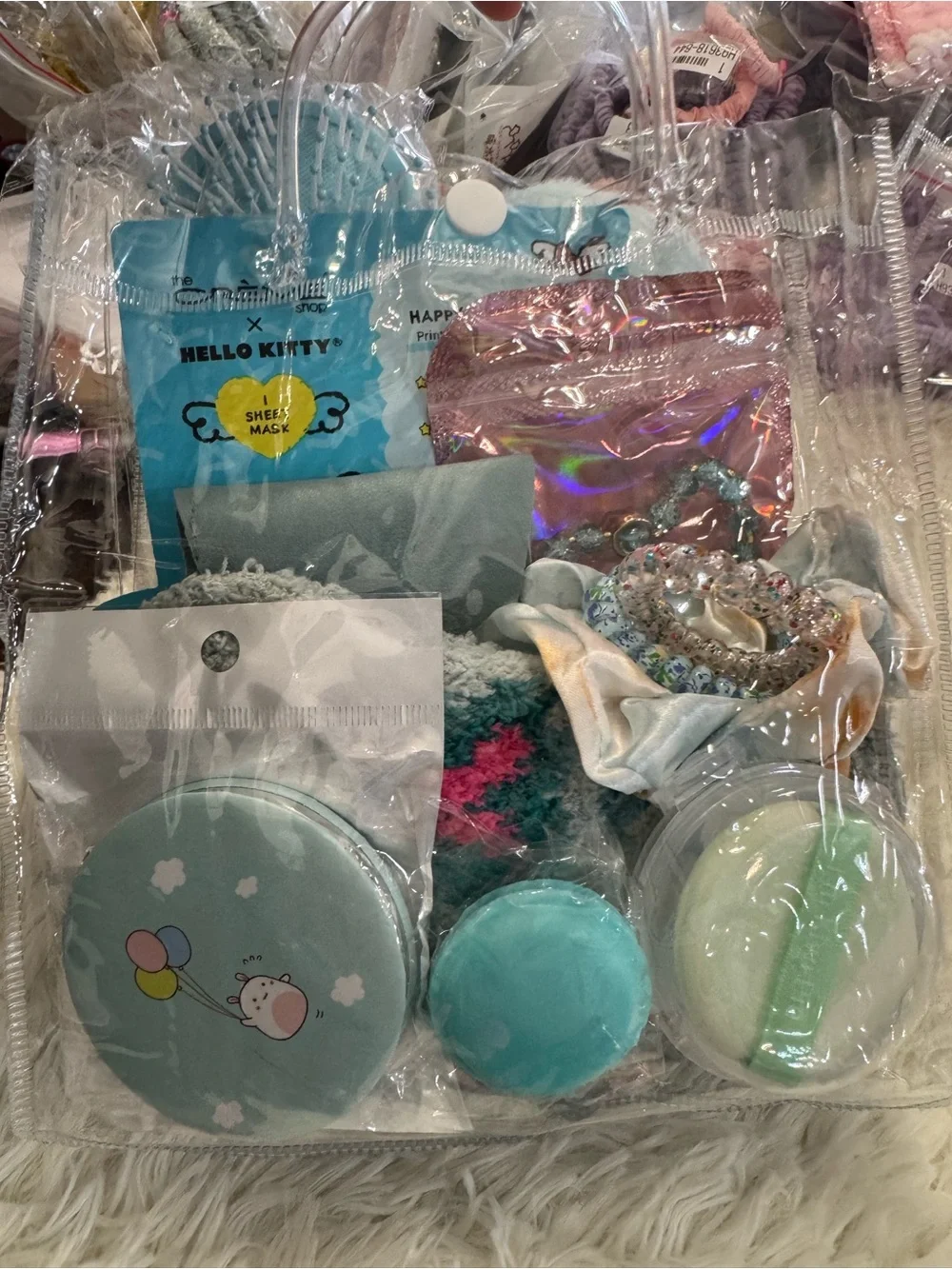 Beauty relaxation bundle gift bag ready for a gift 13 items